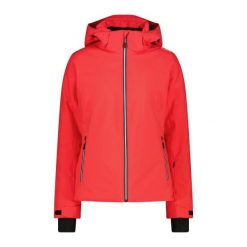 Kurtka narciarska z kapturem na zamek dla kobiet CMP. Białe kurtki damskie CMP, bez wzorów, z kapturem, narciarskie. W wyprzedaży za 549.75 zł.