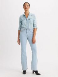 Levi's Dżinsy - Bootcut fit - w kolorze błękitnym rozmiar: W31/L30. Niebieskie jeansy damskie Levi's, z podwyższonym stanem. Za 218.57 zł.