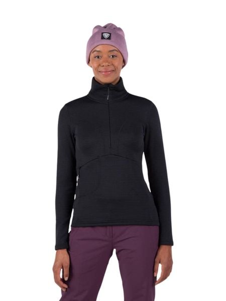 Bluza Rossignol W Blackside Fleece HZ czarna. Czarne bluzy bez kaptura damskie Rossignol, s, z elastanu. Za 407.55 zł.