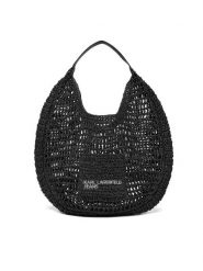 Karl Lagerfeld Jeans Torebka B2W50050 Czarny. Czarne torebki klasyczne damskie Karl Lagerfeld Jeans, bez wzorów, z jeansu, bez dodatków. Za 429.99 zł.