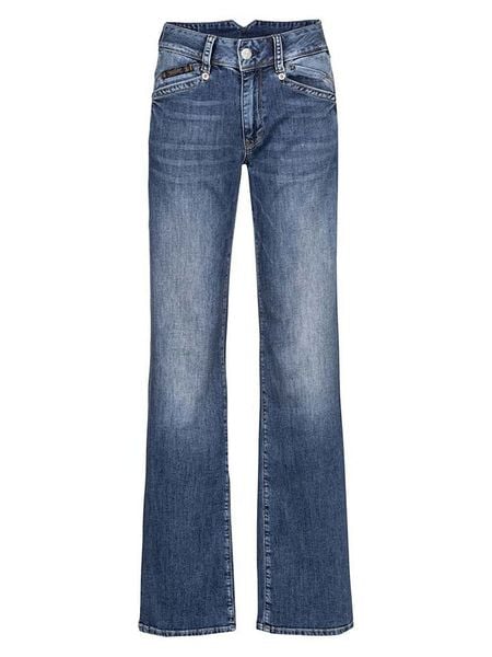 Herrlicher Dżinsy "Prime" - Comfort fit - w kolorze granatowym rozmiar: W25/L34. Niebieskie jeansy damskie Herrlicher, z podwyższonym stanem. Za 140.20 zł.