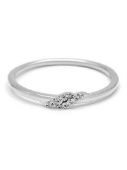 ATELIER DU DIAMANT Złoty pierścionek "Gloire Précieuse" z diamentami rozmiar: 54. Szare pierścionki damskie ATELIER DU DIAMANT, z diamentem, złote. Za 826.99 zł.