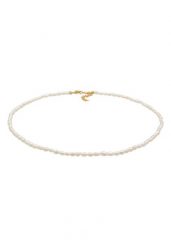 Elli PREMIUM Damski Choker Klasyczny Trend z perły hodowlana słodkowodna w pozłacanym srebrze 925 Sterling Silver Naszyjniki 1 ct. Szare naszyjniki damskie Elli PREMIUM, na imprezę, pozłacane. Za 488.99 zł.