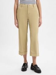 S.Oliver Spodnie typu culottes Kobiety Bawełna beżowy, 40. Brązowe spodnie materiałowe damskie S.Oliver, bez wzorów, z bawełny, biznesowe. Za 299.95 zł.