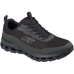 Buty sportowe męskie Skechers Arch Fit Glide-step At Barnar. Czarne buty sportowe na co dzień męskie Skechers, z materiału, bez zapięcia, na fitness i siłownię. Za 690.00 zł.