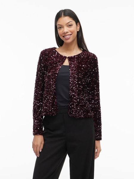 Vila Kardigan "Faith" w kolorze bordowym rozmiar: S. Czerwone kardigany damskie Vila, s, bez wzorów. Za 126.99 zł.