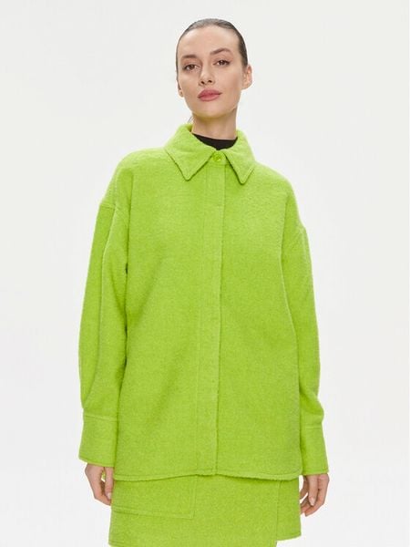 Samsøe Samsøe Kurtka przejściowa Inez F23400011 Zielony Oversize. Zielone kurtki damskie Samsoe & Samsoe, xxs, bez wzorów, z syntetyku, bez kaptura. Za 649.99 zł.