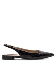 Nine West Baleriny AAFIA JF2187-1 Czarny. Czarne baleriny damskie Nine West, bez wzorów, z materiału, bez obcasa. Za 179.99 zł.