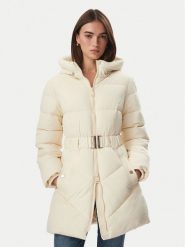Guess Kurtka zimowa W6BL50 W4144 Kremowy Regular Fit. Białe kurtki damskie Guess, na zimę, xs, z aplikacjami, z syntetyku, bez kaptura. Za 954.99 zł.