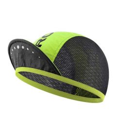 Czapka kolarska Rockbros rowerowa z daszkiem, pod kask. Zielone czapki męskie ROCKBROS, bez wzorów, sportowe. Za 39.99 zł.