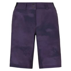 Szorty damskie VAUDE Loamer. Fioletowe szorty damskie Vaude, bez wzorów. Za 485.05 zł.