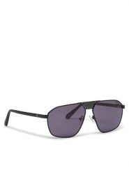 Guess Okulary przeciwsłoneczne GU00086 Czarny. Czarne okulary przeciwsłoneczne męskie Guess, z tworzywa sztucznego. Za 629.99 zł.
