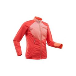 Bluza narciarska XC S 550 damska. Czerwone bluzy bez kaptura damskie INOVIK, s, z elastanu. Za 259.99 zł.