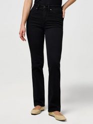 Wrangler Dżinsy - Regular fit - w kolorze czarnym rozmiar: W32/L32. Czarne jeansy damskie Wrangler, z podwyższonym stanem. Za 152.12 zł.