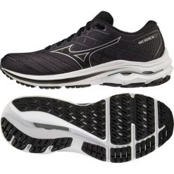 Buty do biegania męskie Mizuno WaveInspire 18. Niebieskie obuwie do biegania damskie Mizuno. Za 594.99 zł.