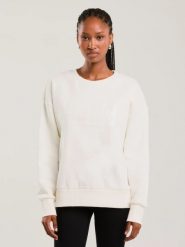 Bluza damska z aplikacją biała Oneidea 100. Białe bluzy bez kaptura damskie Big Star, l, z bawełny. W wyprzedaży za 139.99 zł.