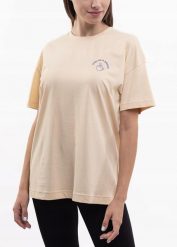 Koszulka damska Outhorn F0836 OTHAW23TTSHF0836 71S. Żółte t-shirty damskie Outhorn, s, bez wzorów, z bawełny, bez kołnierzyka. Za 48.99 zł.