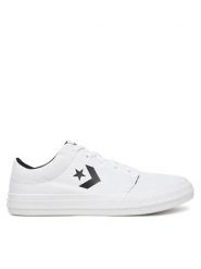 Converse Tenisówki LS VULC OX A14806C Biały. Białe trampki i tenisówki damskie Converse, bez wzorów, z materiału. Za 219.99 zł.