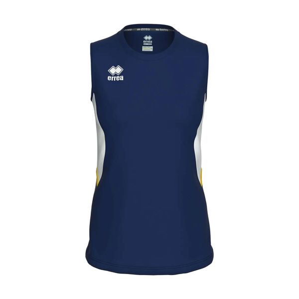 Damski tank top Errea Carry. Białe topy sportowe damskie ERREA, m, bez wzorów, z materiału, bez ramiączek. Za 182.00 zł.