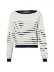 Liu Jo Collection Sweter z dzianiny Kobiety Sztuczne włókno biały, S. Białe swetry klasyczne damskie Liu Jo Collection, s, z dzianiny, bez kołnierzyka. Za 279.95 zł.