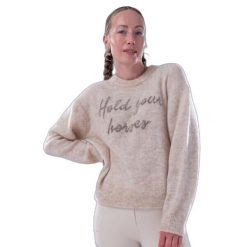 Sweter damski PS of Sweden Quote Mohair Mix. Brązowe swetry klasyczne damskie PS OF SWEDEN, na zimę, bez kołnierzyka. Za 772.00 zł.