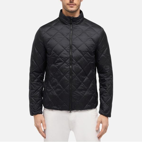 Kurtka GEOX 159930 Czarny. Czarne kurtki męskie Geox, m, bez wzorów, z tkaniny, casualowe, bez kaptura. Za 734.99 zł.
