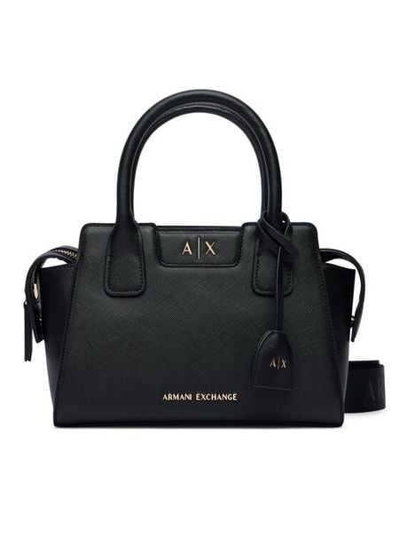 Armani Exchange Torebka XW002159 AF26570 UC001 Czarny. Czarne torebki klasyczne damskie Armani Exchange, bez wzorów, ze skóry, bez dodatków. Za 654.99 zł.