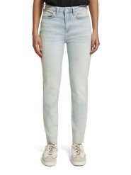Scotch & Soda Dżinsy - Slim fit - w kolorze błękitnym rozmiar: W27/L30. Niebieskie jeansy damskie Scotch & Soda. Za 144.92 zł.