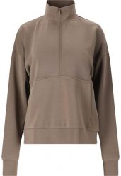 Kobieca bluza półzipowana Athlecia Jillnana. Brązowe bluzy bez kaptura damskie Athlecia, z materiału. Za 276.50 zł.