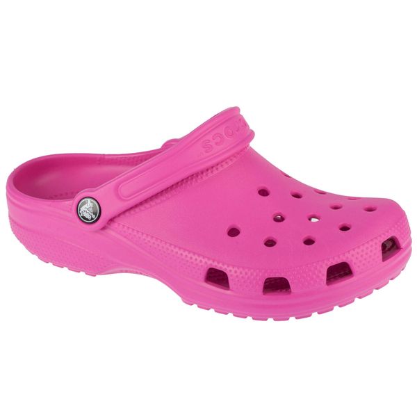 Buty do chodzenia damskie Crocs Classic. Czerwone kapcie damskie Crocs, z materiału. Za 328.00 zł.