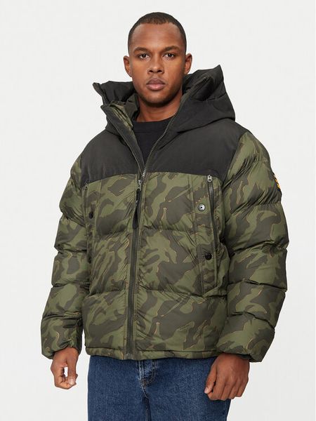 G-Star Raw Kurtka zimowa Expedition D23645-C441 Zielony Regular Fit. Zielone kurtki męskie G-Star Raw, na zimę, m, bez wzorów, z syntetyku, retro, bez kaptura. Za 759.99 zł.