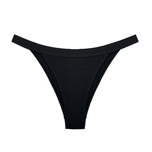 Figi z wycięciem na biodrach eleganckie i wygodne Claude. Niebieskie figi damskie Intica, xl, bez wzorów, z materiału. Za 69.00 zł.