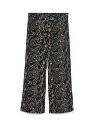Vero Moda Spodnie w kolorze czarno-białym rozmiar: XS. Czarne spodnie materiałowe damskie Vero Moda, bez wzorów, z materiału, z podwyższonym stanem. Za 90.95 zł.