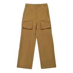 Damskie spodnie odporne na wiatr W 78 LOW-FI HI-TEK CARGO PANT. Brązowe spodnie materiałowe damskie The North Face, bez wzorów, z bawełny, klasyczne. Za 524.05 zł.
