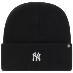 Męska czapka 47 Brand MLB New York Yankees Base Runner Hat. Czarne czapki męskie 47 Brand, na zimę, bez wzorów, sportowe. Za 148.50 zł.