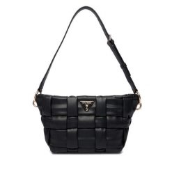 Torebka Guess. Czarne torebki klasyczne damskie Guess, z aplikacjami, bez dodatków. Za 679.99 zł.