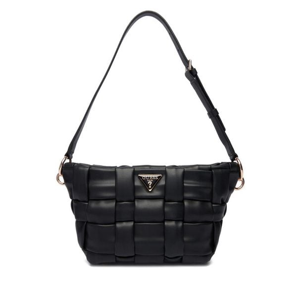 Torebka Guess. Czarne torebki klasyczne damskie Guess, z aplikacjami, bez dodatków. Za 679.99 zł.