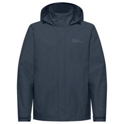 Kurtka uniwersalna męska Jack Wolfskin Trailtime. Niebieskie kurtki męskie Jack Wolfskin, na wiosnę, m, bez wzorów, z syntetyku, klasyczne, z kapturem. Za 419.99 zł.