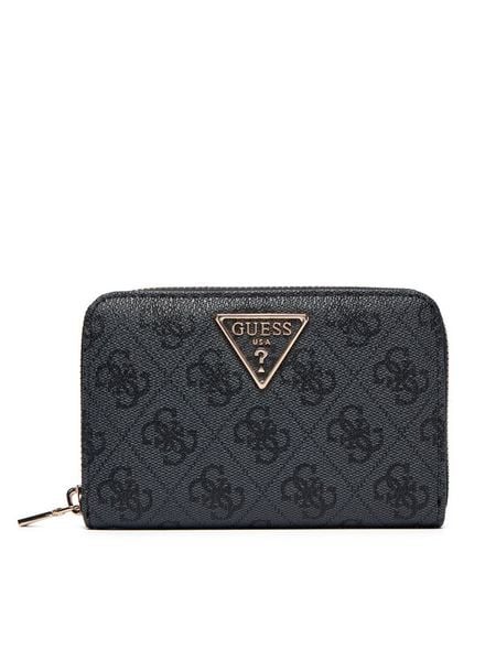 Guess Portfel Laurel II Logo SWSG74 59140 Szary. Szare portfele damskie Guess, z aplikacjami, ze skóry. Za 192.99 zł.