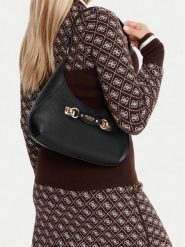 Guess Torebka Mimina HWBG80 15180 Czarny. Czarne torebki klasyczne damskie Guess, z aplikacjami, ze skóry, bez dodatków. Za 329.99 zł.