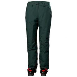 Spodnie narciarskie dla kobiet Helly Hansen Blizzard. Zielone spodnie materiałowe damskie Helly Hansen, bez wzorów, sportowe. W wyprzedaży za 585.00 zł.