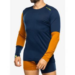Bluza termiczna męska Ortovox 185 Rock N Wool Long Sleeve. Zielone bluzy bez kaptura męskie ORTOVOX, m. Za 398.99 zł.