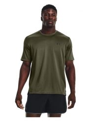Under Armour Koszulka sportowa "Tech Vent" w kolorze khaki rozmiar: M. Brązowe t-shirty sportowe męskie Under Armour, m, z materiału, bez ramiączek, outdoorowe. Za 95.95 zł.