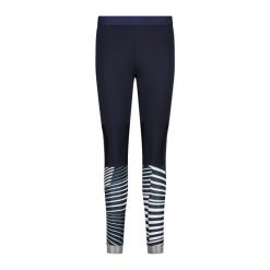 Damskie legginsy CMP. Czarne legginsy damskie CMP, bez wzorów. W wyprzedaży za 222.90 zł.