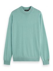 Scotch & Soda Sweter w kolorze turkusowym rozmiar: L. Niebieskie swetry męskie Scotch & Soda, l, bez wzorów, z wełny, bez kołnierzyka. Za 153.71 zł.