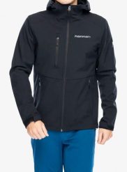 Kurtka softshell męska Hannah Briston. Czarne kurtki softshell damskie Hannah, m, bez wzorów, z materiału, bez kaptura. Za 389.39 zł.