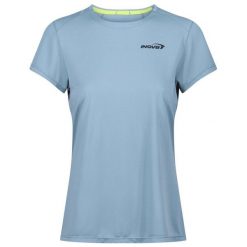 Koszulka do biegania damska Inov-8 Performance Short Sleeve. Niebieskie bluzki damskie Inov-8, l, bez wzorów, sportowe, bez kołnierzyka, bez ramiączek. Za 156.99 zł.