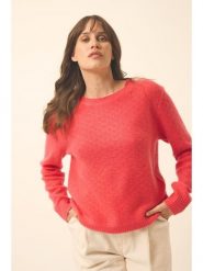 Just Cashmere Kaszmirowy sweter "Cetan" w kolorze koralowym rozmiar: M. Czerwone swetry klasyczne damskie Just Cashmere, m, z kaszmiru, bez kołnierzyka. Za 761.47 zł.