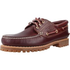 Buty Timberland Authntc 3Eye Lug 6481 Dorośli. Brązowe buty wizytowe męskie Timberland, z gumy, bez zapięcia. Za 810.50 zł.
