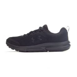 Buty Under Armour Charged Assert 10 M 3026175-004 czarne. Czarne buty sportowe na co dzień męskie bez zapięcia. Za 463.49 zł.